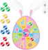 Yquqwn Easter Dart Board Game Set for Kids Easter Egg Dartboard with