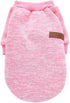 Jecikelon Dog Clothes, Soft Winter Sweater for Small Dogs, Puppies, Cat Apparel (Pink, M)