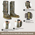 Snake Gaiters - Waterproof Lower Legs Snake Guards - Anti-Snake Gaiters for Men/Women, Adjustable Size