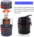 widesea 8PCS Camping Cookware Mess Kit, Lightweight Backpacking Outdoor Set with Pot, Pan, and Tableware