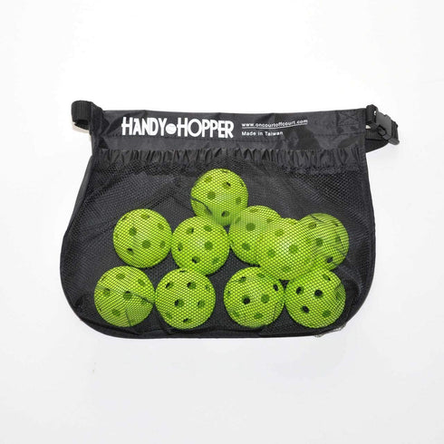 Handy Hopper, Stores Balls Easily, Fits Around Any Waist, 36 Tennis Ball Capacity