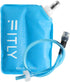 Soft Flask 17 oz (500 ml), Shrink As You Drink Water Bottle for Hydration Pack/Running Vest