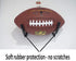 Pmsanzay Football Wall Mount Holder - Adjustable Display Rack for Football Helmet, Coats, and Sports Equipment