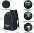 WOLT Basketball Backpack Large Sports Bag with Separate Ball Holder & Shoes Compartment for Gym, Travel, Soccer,
