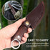 Fixed Blade Hunting Knife, 8.5-inch Bushcraft Survival Tactical Knife with Sheath and Non-Slip Ergonomic Handle for