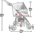 Pet Gear Happy Trails Lite Pet Stroller for Cats/Dogs, Zipper Entry, Easy Fold with Removable Liner, Safety Tether