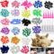 VICTHY Cat Nail Caps, 100pcs Medium Size 5 Colors, with Glue and