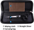 Fenice Peak 7.5'' Dog Straight Scissors - Professional Pet Grooming Shears, 440C Stainless Steel, Black Non-Slip Handle