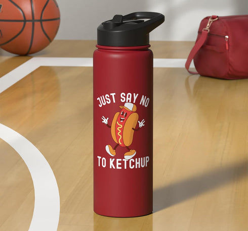 Ketchup Costume Kids I Wonder If Ketchup Loves Me 4th Just Say No To Ketchup Shirt Ketchup Hotdog of July Stainless
