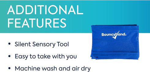 30 46 BouncyBand Stretch Band Focus Tool Resistance Band for Kids Stretches to Over Silent Sensory Tool Awakens