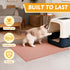1 Pack 30x24 Inch (Pack 1)) Pieviev Cat Litter Mat Double Layer Waterproof Urine Proof Trapping Mat (Red