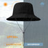 Zando Waterproof Bucket Hat - UPF 50+ Sun Hats for Women and Men, Packable Outdoor Hiking Fishing Hat