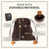Balanced Oak Mushroom Foraging Kit, Waxed Canvas Foraging Bag, Glove Attachment, and Stainless Steel Foraging Knife