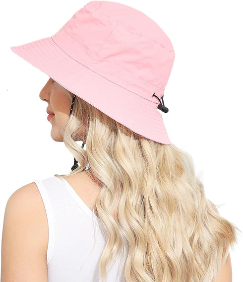 Womens Packable Waterproof Bucket Hat - Men UV Protection Sun Hat