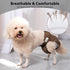 Dogs,(4 Pack) Vecomfy Reusable Female Dog Diapers for Large Easy Absorbent Medium Doggie Diapers for Peeing