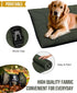 OneTigris Large Dog Bed, Washable Mattress with Anti-Slip Cushion, 3.6ft by 2.2ft Water-Resistant Pet Bed, Green