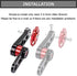 psler Bike Chain Tensioner with Derailleur Hang, Bike Chain Guide for Folding Bicycle Cycling Tool