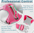 BARKBAY No Pull Dog Harness with ID Tag Pocket - Heavy Duty Reflective Control for Large Dogs (Pink, S)