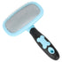Pet Hair Comb, 360° Rotation Deshedding Slicker Brush for Cat Dog Cleaning (Blue)