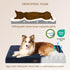 EHEYCIGA Orthopedic XL Dog Beds, Extra Large Dogs, Removable Washable Cover, Navy, 44x32