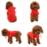 Lovelonglong Red Basic Hoodie Sweatshirt for Dogs, 100% Cotton, Fits Small Medium Dachshund Large Dog, XXL