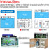 Mini 3W Aquarium Clean Light with Timer, Algae Removal LED Light for Fish Tank and Pond