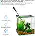 hygger Small Fish Tank Cleaner, Aquarium Cleaning Tools Kit with Handle, Seaweed Scraper, Sponge Brush