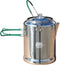 King Kooker Mr. Outdoors 20 Cup Aluminum Coffee Percolator, Medium, Silver