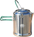 King Kooker Mr. Outdoors 20 Cup Aluminum Coffee Percolator, Medium, Silver