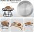 Stainless Steel Cat Bowls, Whisker Friendly Shallow Dishes for Food and Water, Non-Slip Silicone Bottom, 2 Pack