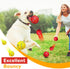 2 Pack Dog Balls, Upgraded Indestructible Toys for Aggressive Chewers, Tough Bouncy Tennis Balls for Large Breeds