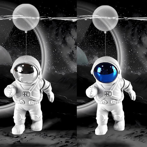 2-Pack Floating Fish Tank Decorations, Cute Little Astronauts Aquarium Accessories for All Kinds of Fish