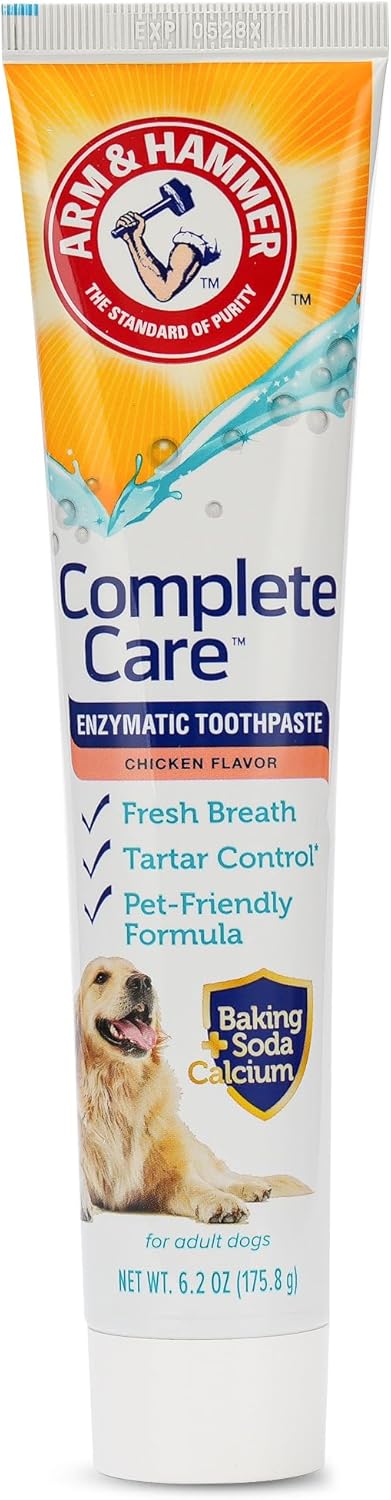 Arm & Hammer Complete Care Enzymatic Dog Toothpaste with Baking Soda and