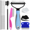 GUBCUB 7 Pack Pets Grooming Brush Comb Kit,Double-Side Deshedding Dematting Dog Brush,Undercoat Rake