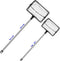 2 Pieces Fish Tank Net, Long Handle Mesh Aquarium Nets, Extendable 12.5-27.5 Inch Stainless Steel