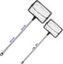 2 Pieces Fish Tank Net, Long Handle Mesh Aquarium Nets, Extendable 12.5-27.5 Inch Stainless Steel