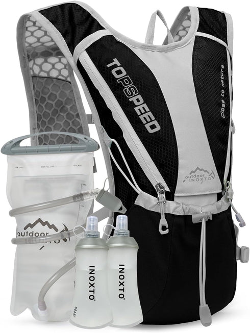 Hydration Pack Backpack, IX INOXTO Running Hydration Vest with 1.5L (50 oz) Water Bladder for Men Women