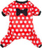 CuteBone Dog Christmas Pajamas, Small Dogs Soft Pjs Coat, Comfy Pet Clothes Outfit Doggie Bodysuit P65M