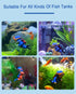 2-Pack Cute Little Diver Aquarium Decorations | Floating Accessories for Fish Tanks