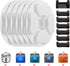 iPettie Only for Kamino Fountain Replacement Filters, 6 Filters, 6 Sponges & 1 Sponge Bracket