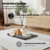 Memory Foam Dog Crate Pad - XL Mat for 42-inch Dog Crates with Removable Washable Cover and Waterproof Lining (Grey)
