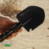 Rhino USA Survival Shovel with Pick - Heavy Duty Carbon Steel Entrenching Tool for Off Road, Camping, and Gardening