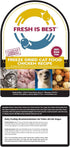 Fresh Is Best Freeze Dried Raw Cat Food - Chicken, 8 Ounces