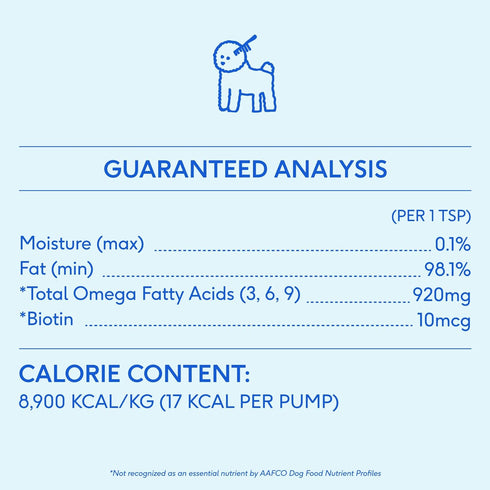 Native Pet Omega 3 Fish Oil for Dogs & Cats - 8oz Liquid Supplement, Promotes Healthy Skin, Shiny Coat, Strong Joints,