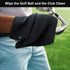 Moukeren 6 Pcs Funny Golf Towel | 16 x 24 Microfiber Embroidered Golf Bag Towel with Clip for Gifts