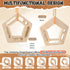 2 Pack Wenqik Portable Hangboard Rock Climbing Hang Holds Climbing Fingerboard for Indoor and Outdoor Bouldering