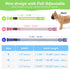 YFbrite Full Adjustable LED Dog Collar, Reflective Light Up Collar for All Dogs Safety (Medium, Blue-2)