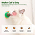 Potaroma Catnip Toys Balls, 4 Pcs Extra Cat Energy Ball, Edible Kitten Silvervine Toys for Healthy Teeth