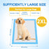 30"x36" 50 Pack 6 JollyMate Dog Pee Pads Extra Large, XX-Large Super Absorbent Pet Pee Pads with Adhesive Tabs, Layers