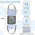 Portable Medium Hoop Mesh Trash Bags for Boats, Reusable Trash Container for Boat Cabin, Kayak, Fishing